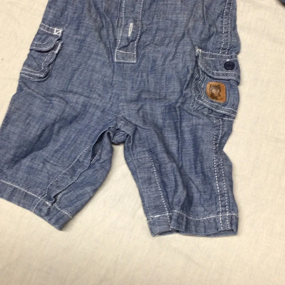 Gymboree Chambray Blue Romper
